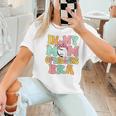 In My Mom Of Ballers Era Groovy Volleyball Baseball Mom Cute Women T-Shirt In My Mom Of Ballers Era Groovy Volleyball Baseball Mom Cute Women T-Shirt