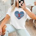 Primitive Patriotic American Baseball Mom Softball Dingers Women T-Shirt Primitive Patriotic American Baseball Mom Softball Dingers Women T-Shirt