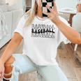 Retro Baseball Mama Groovy Baseball Mom Women T-Shirt Retro Baseball Mama Groovy Baseball Mom Women T-Shirt