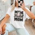 Retro Baseball Mom Mama Baseball Life Mother's Day Baseball Women T-Shirt Retro Baseball Mom Mama Baseball Life Mother's Day Baseball Women T-Shirt