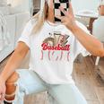 Retro Coffee Baseball Mama Mother's Day Baseball Mom Premium Women T-Shirt Retro Coffee Baseball Mama Mother's Day Baseball Mom Premium Women T-Shirt