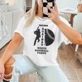 Retro Moms Against Baseball Pants Baseball Mom Women T-Shirt