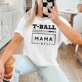 T-Ball Baseball Mom Teeball Mom Mother's Day 2024 Women T-Shirt
