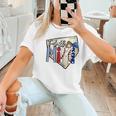 T-Ball Mimi Baseball Mom Game Day Women T-Shirt