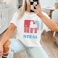 I Teach My Kid Baseball Mom Vintage Coach Baseball Women T-Shirt I Teach My Kid Baseball Mom Vintage Coach Baseball Women T-Shirt