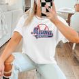 Vintage Baseball Mom Of The Rookies Women T-Shirt