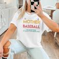 When A Mother Signs Child Up For Baseball Baseball Mom Premium Women T-Shirt