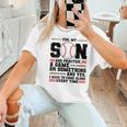 Yes Son Has Practice a Game Baseball Mom Women T-Shirt
