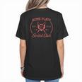 2024 Home Plate Social Club Softball Season Tee Baseball Mom Women's T-Shirt Back Print