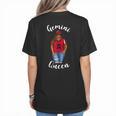 African American Baseball Mom Gemini Queen Zodiac Sign Women's T-Shirt Back Print African American Baseball Mom Gemini Queen Zodiac Sign Women's T-Shirt Back Print
