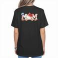 Ball Mom Bow Tie Baseball Mom Women's T-Shirt Back Print Ball Mom Bow Tie Baseball Mom Women's T-Shirt Back Print