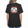 Ball Mom Leopard Ball Mom Baseball Mom Women's T-Shirt Back Print Ball Mom Leopard Ball Mom Baseball Mom Women's T-Shirt Back Print
