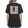 Baseball Mama Baseball Mom Women's T-Shirt Back Print Baseball Mama Baseball Mom Women's T-Shirt Back Print