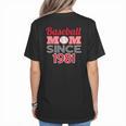 Baseball Mom Since 1981 Women's T-Shirt Back Print