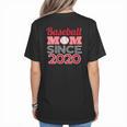 Baseball Mom Since 2020 Women's T-Shirt Back Print