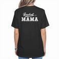 Baseball Mom Design Women's T-Shirt Back Print Baseball Mom Design Women's T-Shirt Back Print