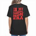 In My Baseball Mom Era Red Women's T-Shirt Back Print In My Baseball Mom Era Red Women's T-Shirt Back Print