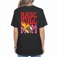 Baseball Mom Game Day Trendy Pink Leopard Mama Women's T-Shirt Back Print Baseball Mom Game Day Trendy Pink Leopard Mama Women's T-Shirt Back Print