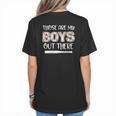 Baseball Mom And Grandma Those Are My Boys Baseball Game Women's T-Shirt Back Print Baseball Mom And Grandma Those Are My Boys Baseball Game Women's T-Shirt Back Print