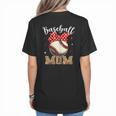 Baseball Mom Headband Leopard Baseball Ball Mother's Day Women's T-Shirt Back Print Baseball Mom Headband Leopard Baseball Ball Mother's Day Women's T-Shirt Back Print