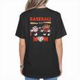Baseball Mom Heart Baseball Mama Mother's Day Women's T-Shirt Back Print Baseball Mom Heart Baseball Mama Mother's Day Women's T-Shirt Back Print