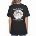 Baseball Mom It's Not For The Weak Funny Baseball Mom Women Women's T-Shirt Back Print