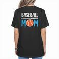 Baseball Mom Leopard Print Baseball Mama Women Mother's Day Women's T-Shirt Back Print Baseball Mom Leopard Print Baseball Mama Women Mother's Day Women's T-Shirt Back Print