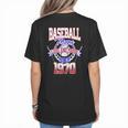 Baseball Mom Loud & Proud Since 1970 Women's T-Shirt Back Print Baseball Mom Loud & Proud Since 1970 Women's T-Shirt Back Print