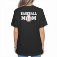 Baseball MOM Mother's Day Baseball Game Cheer Mom Women's T-Shirt Back Print Baseball MOM Mother's Day Baseball Game Cheer Mom Women's T-Shirt Back Print