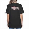 Baseball Mom With Pink Bow Women's T-Shirt Back Print Baseball Mom With Pink Bow Women's T-Shirt Back Print