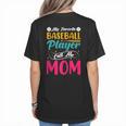 Baseball Mom Quote Vintage Retro Baseball Saying Women's T-Shirt Back Print Baseball Mom Quote Vintage Retro Baseball Saying Women's T-Shirt Back Print