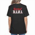 Baseball Mom Retro Groovy Baseball Mama Women Mother's Day Women's T-Shirt Back Print Baseball Mom Retro Groovy Baseball Mama Women Mother's Day Women's T-Shirt Back Print
