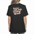 Baseball Mom Somebody's Loud Mouth Baseball Mama Women's T-Shirt Back Print Baseball Mom Somebody's Loud Mouth Baseball Mama Women's T-Shirt Back Print