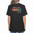 Baseball Mom Squad Boho Cute Back To School Ball Mom Women's T-Shirt Back Print Baseball Mom Squad Boho Cute Back To School Ball Mom Women's T-Shirt Back Print