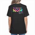 Baseball Mom Squad Tie Dye Cute Ball Mom Women's T-Shirt Back Print Baseball Mom Squad Tie Dye Cute Ball Mom Women's T-Shirt Back Print