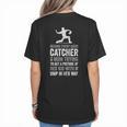 Baseball Mom Tee Baseball Player Mom Women's T-Shirt Back Print Baseball Mom Tee Baseball Player Mom Women's T-Shirt Back Print