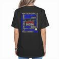 Baseball Mom Traits For Great Mothers Grey And Blue Women's T-Shirt Back Print Baseball Mom Traits For Great Mothers Grey And Blue Women's T-Shirt Back Print