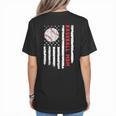 Baseball MOM USA American Flag Patriotic Mama Mother's Day For Women Kids Men Women's T-Shirt Back Print Baseball MOM USA American Flag Patriotic Mama Mother's Day For Women Kids Men Women's T-Shirt Back Print