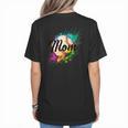 Baseball Mom USA American Baseball Graphic Women's T-Shirt Back Print