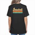 Baseball Player Sports Baseball Mom Baseball Coach Women's T-Shirt Back Print Baseball Player Sports Baseball Mom Baseball Coach Women's T-Shirt Back Print