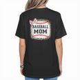 Baseball-Shirt Women Girls Mama Baseball Mom Women's T-Shirt Back Print Baseball-Shirt Women Girls Mama Baseball Mom Women's T-Shirt Back Print