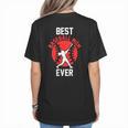 Best Baseball Mom Ever Baseball Women's T-Shirt Back Print