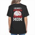 Beware Serious Baseball Mom Game Cheerleading Family Women's T-Shirt Back Print Beware Serious Baseball Mom Game Cheerleading Family Women's T-Shirt Back Print