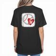 Bleached Custom Baseball Mom Number 20 Heart For Mom Women's T-Shirt Back Print
