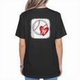 Bleached Custom Baseball Mom Number 77 Heart For Mom Women's T-Shirt Back Print Bleached Custom Baseball Mom Number 77 Heart For Mom Women's T-Shirt Back Print