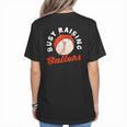 Busy Raising Ballers Baseball Mom Sons Women's T-Shirt Back Print Busy Raising Ballers Baseball Mom Sons Women's T-Shirt Back Print