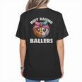 Busy Raising Ballers Basketball Baseball Mom For Women Women's T-Shirt Back Print Busy Raising Ballers Basketball Baseball Mom For Women Women's T-Shirt Back Print
