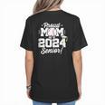 Class Of 2024 Senior Year Baseball Mom Senior 2024 Women's T-Shirt Back Print Class Of 2024 Senior Year Baseball Mom Senior 2024 Women's T-Shirt Back Print