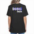 Custom Hustle Tball Tee Ball Womens Baseball Mom Women's T-Shirt Back Print Custom Hustle Tball Tee Ball Womens Baseball Mom Women's T-Shirt Back Print