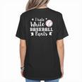 I Hate White Baseball Pants Quote For a Baseball Mom Women's T-Shirt Back Print